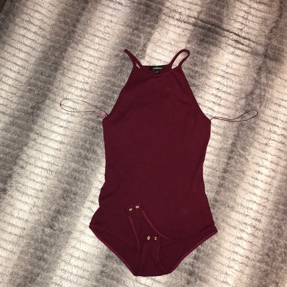 Burgundy Bodysuit